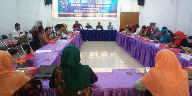 FOCUS GROUP DISCUSSION PERUBAHAN RENCANA STRATEGIS (RENSTRA) PENELITIAN UMSU 2018-2023