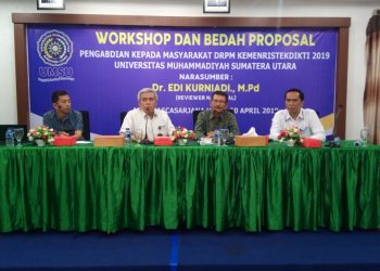 LP2M UMSU Gelar Workshop dan Bedah Proposal Pengabdian Masyarakat DRPM KemenristekDikti 2019
