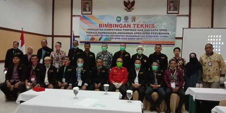 LPPM UMSU Gelar BIMTEK Penguatan Kompetensi DPRK Aceh Barat Daya