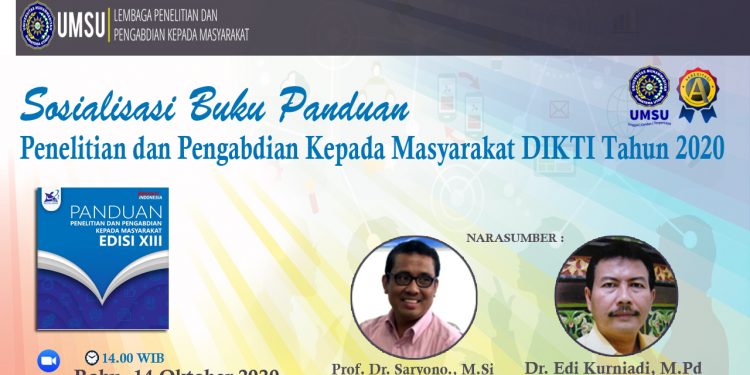 Sosialisasi Buku Panduan Penelitian dan Pengabdian Masyarakat DIKTI tahun 2020
